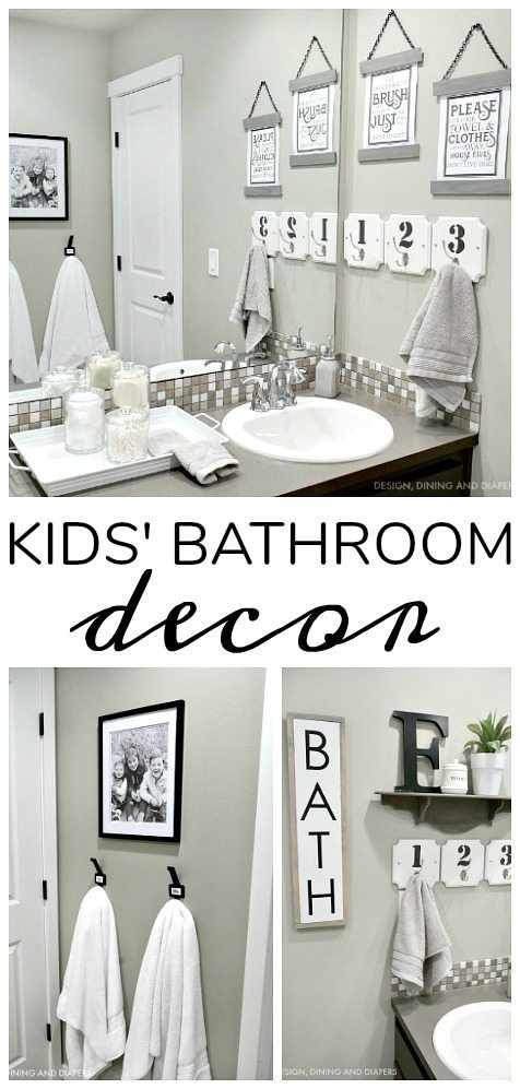 Kids Bathroom Wall Decor
 Kids Bathroom Decor Taryn Whiteaker