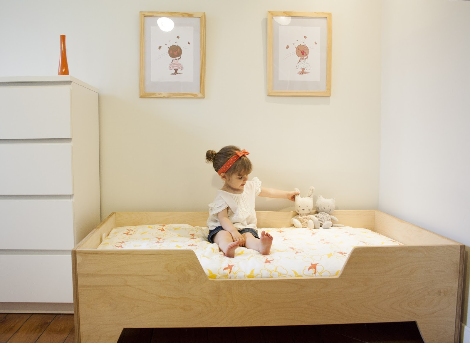 Kids Bed DIY
 DIY Projects DIY Toddler bed with birch plywood