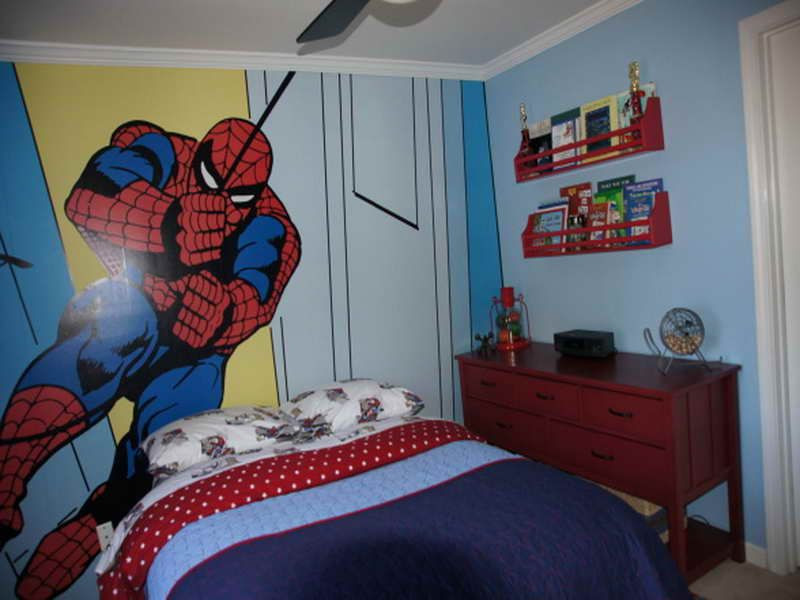 Kids Bedroom Color Ideas
 Spiderman Wall Kids Bedroom Paint Ideas Ashton