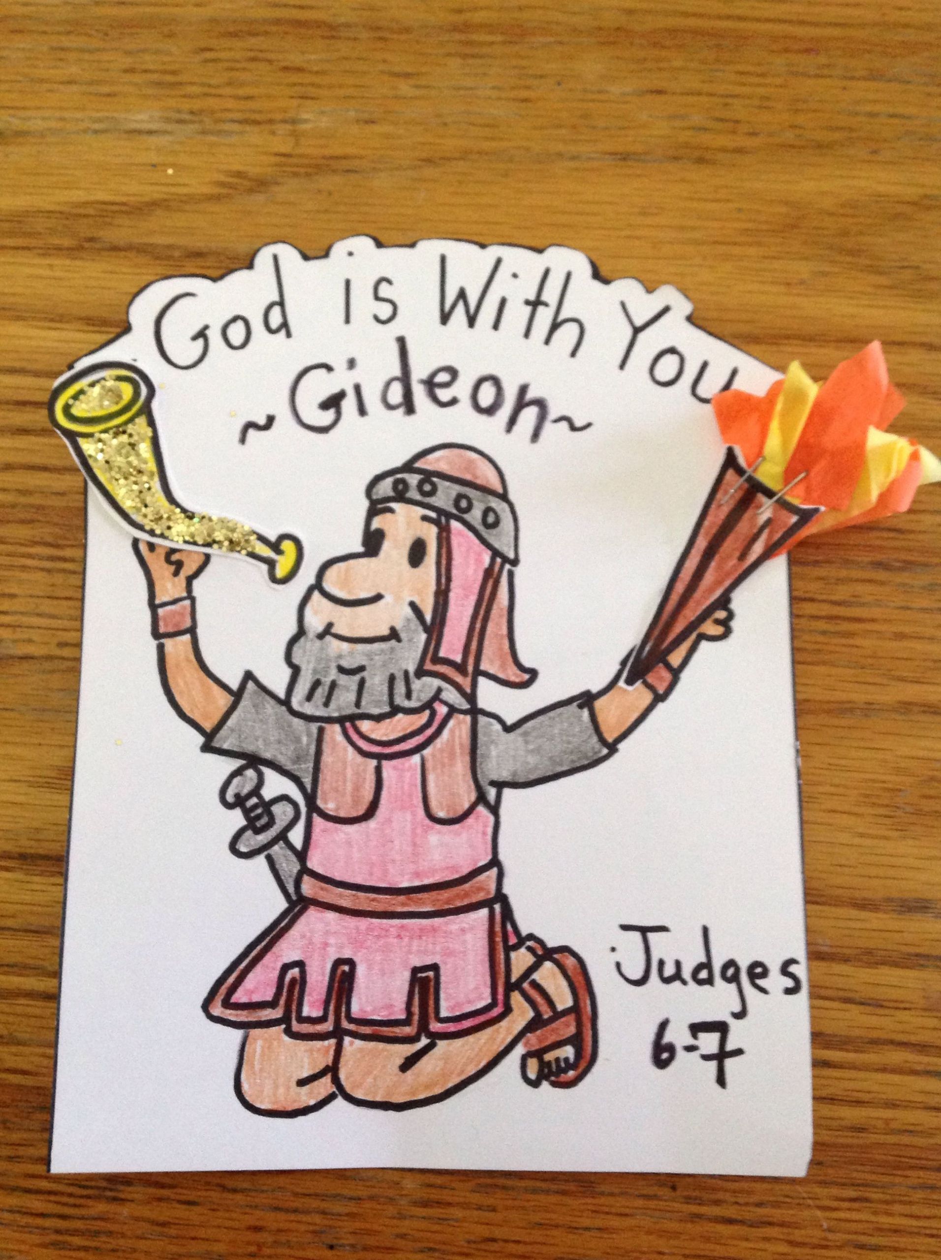 Kids Bible Crafts
 Gideon Bible Craft by Lety
