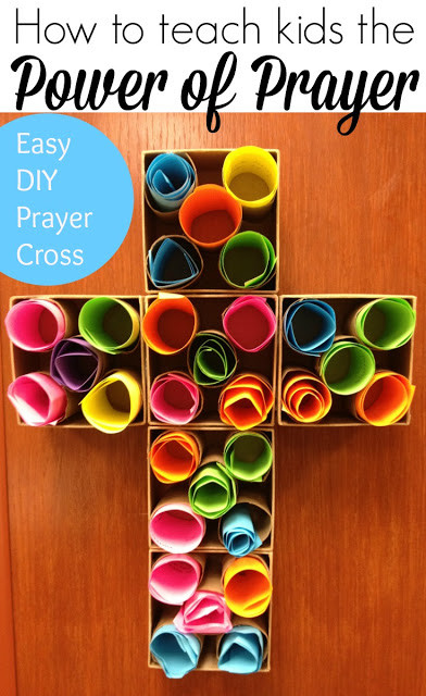 Kids Bible Crafts
 Easy Breezy Sunday School Prayer Cross
