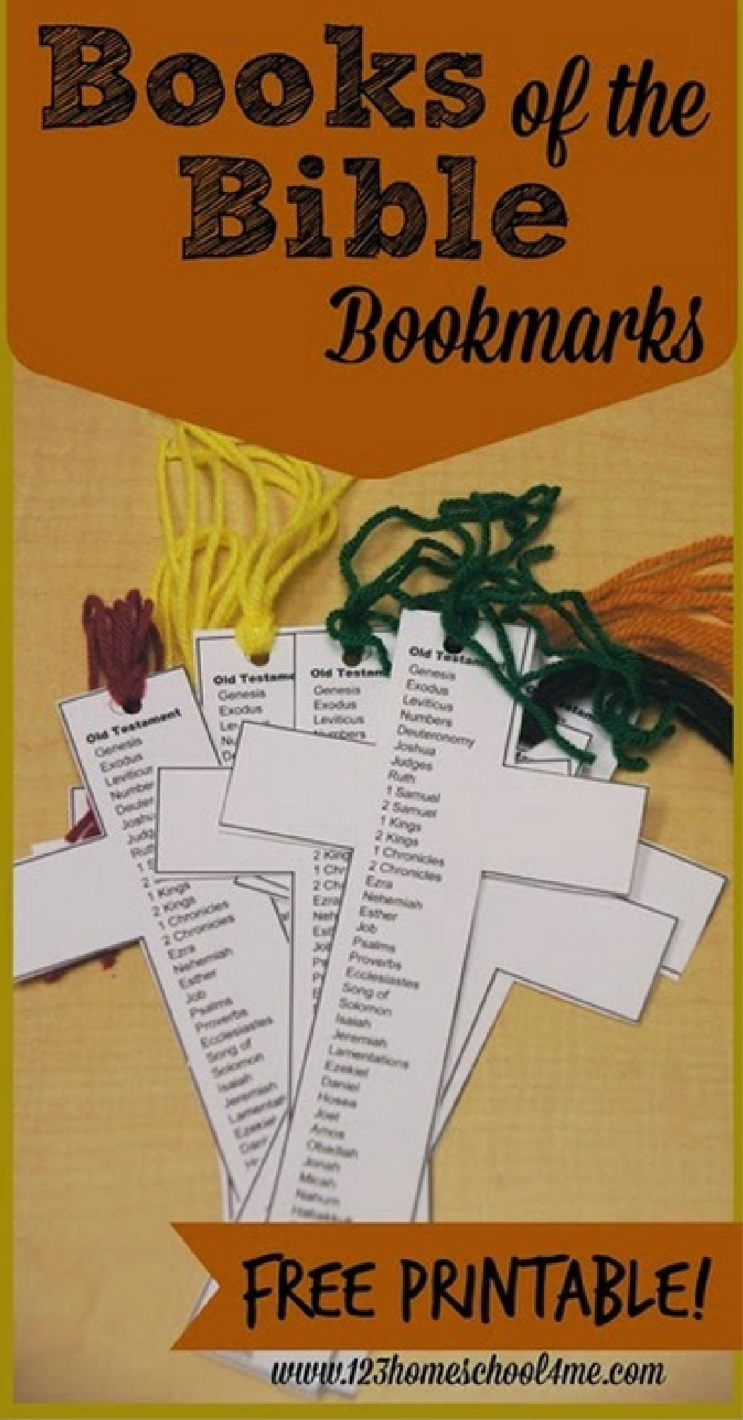 Kids Bible Crafts
 Free Books of the Bible Bookmark