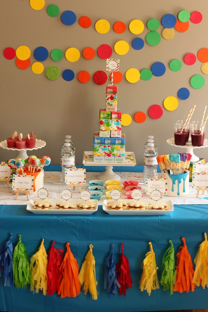 Kids Birthday Decoration Ideas
 Incredible Art and Paint Party Ideas Kids Will Go Crazy For