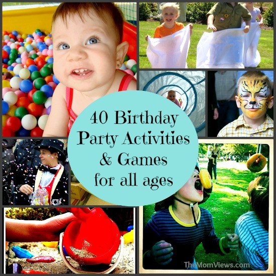 Kids Birthday Party Games
 40 Kids Birthday Party Activities and Games for all ages