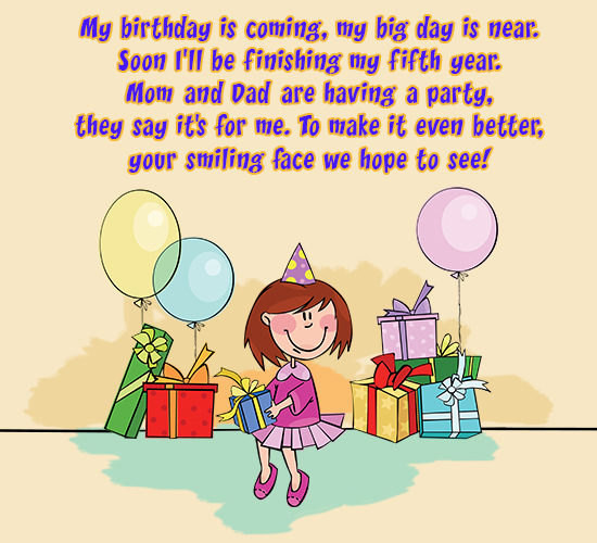 Kids Birthday Party Invitation Messages
 Funny Birthday Quotes Invitation QuotesGram