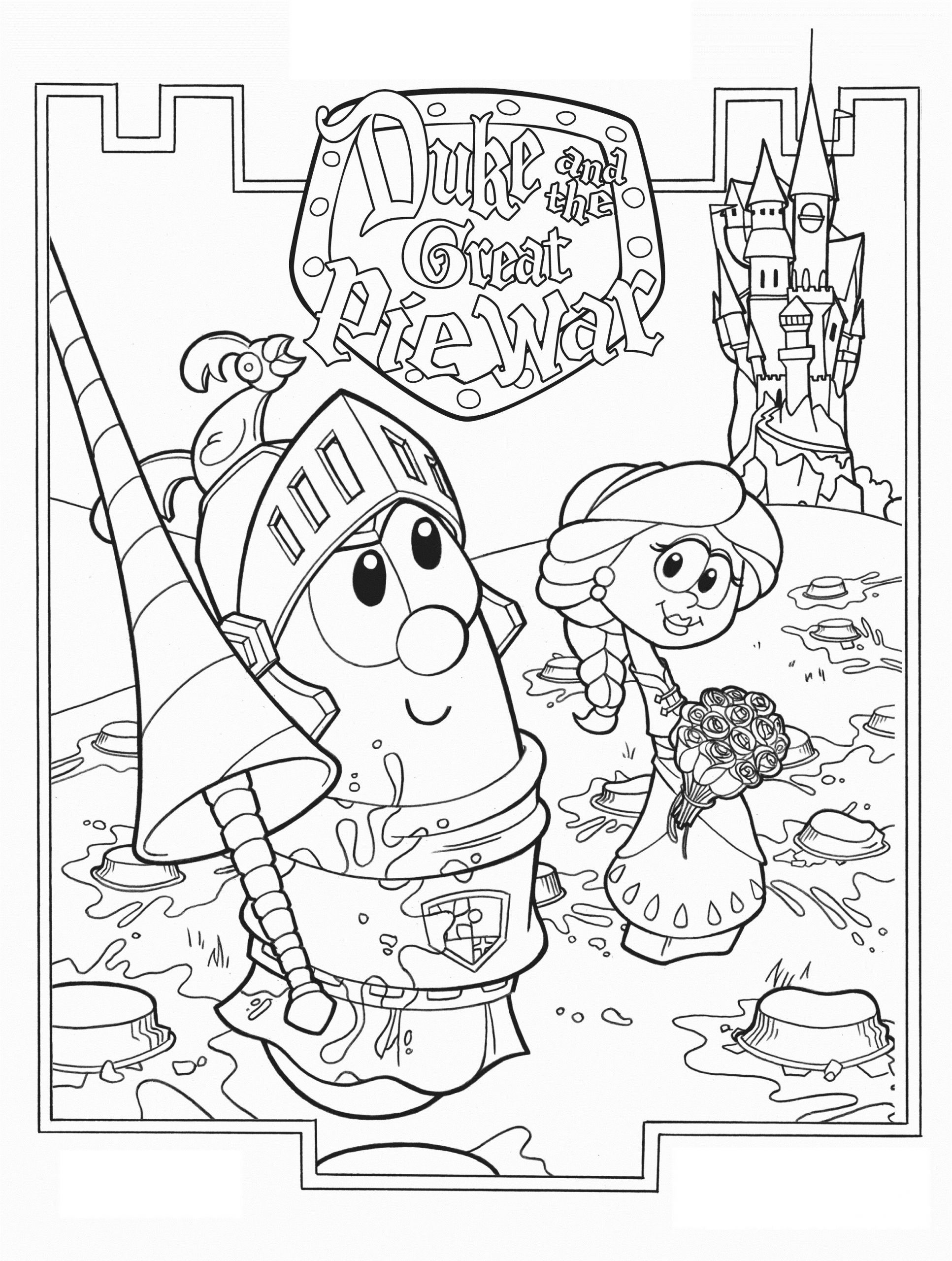 Kids Coloring Books
 Free Printable Veggie Tales Coloring Pages For Kids
