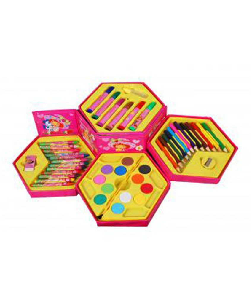 Kids Coloring Kit
 Colouring Kit For Kids 46 Piece Buy Colouring Kit For