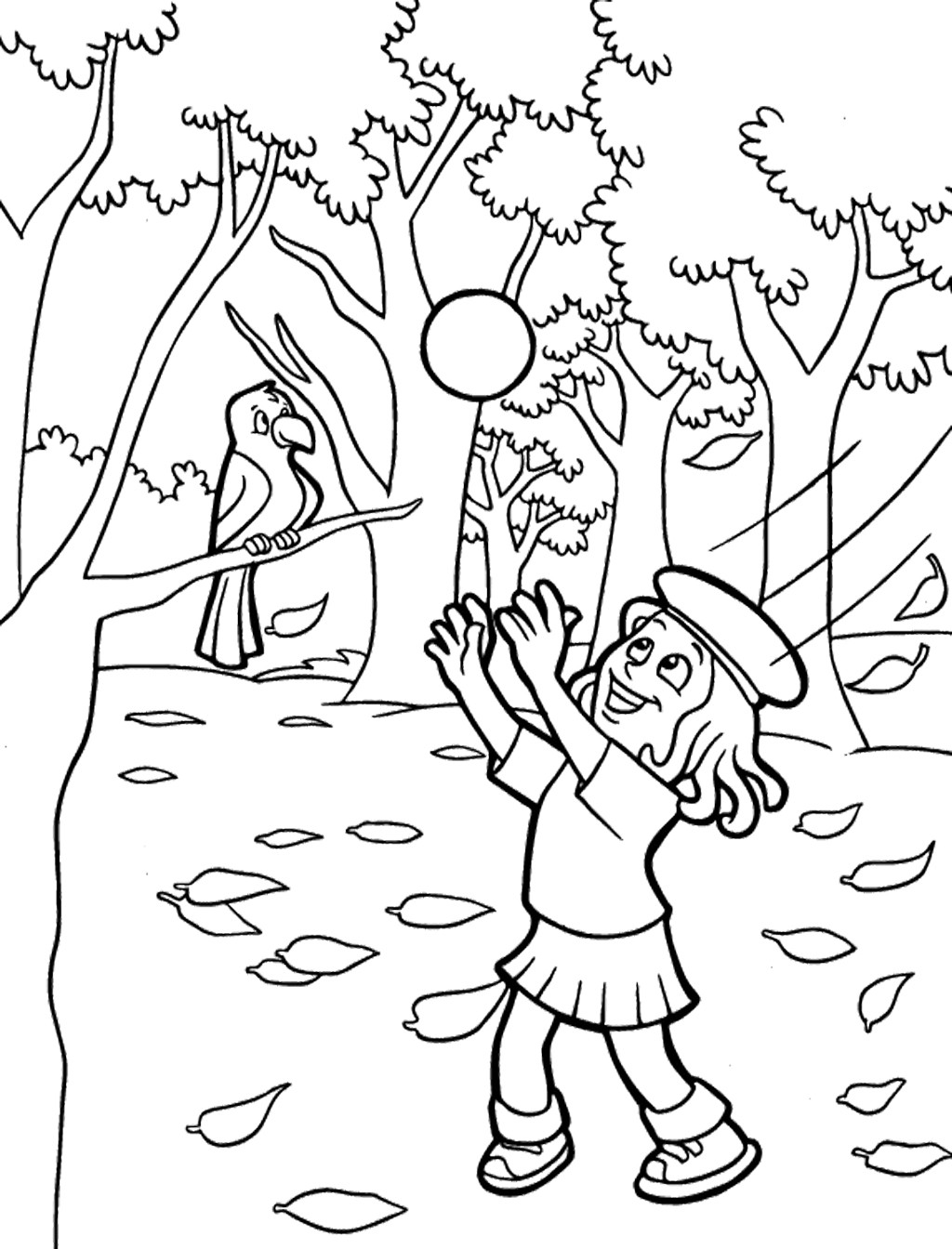 Kids Coloring Pages Fall
 Fall Coloring Pages