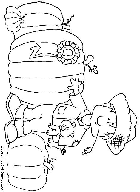 Kids Coloring Pages Fall
 Winning Pumpkin Autumn Fall color page holiday coloring