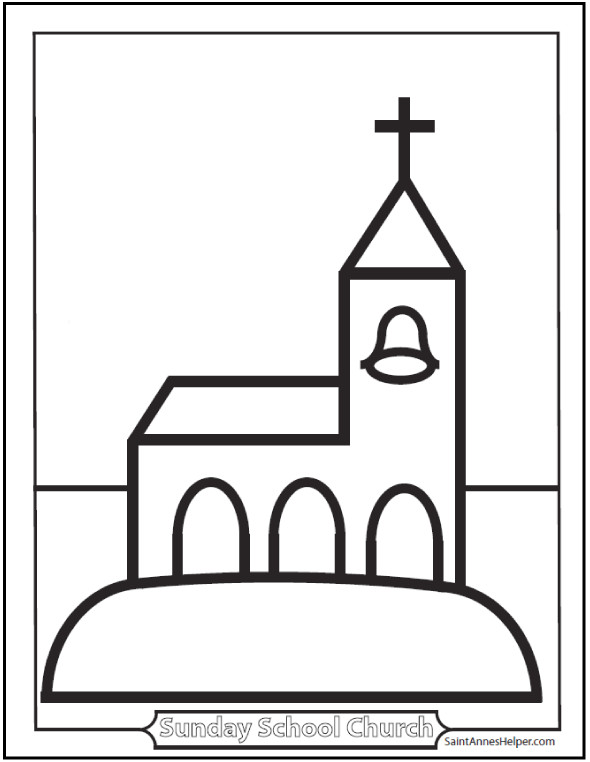 Kids Coloring Pages For Church
 Coloring Sheets For Children Church For Preschool