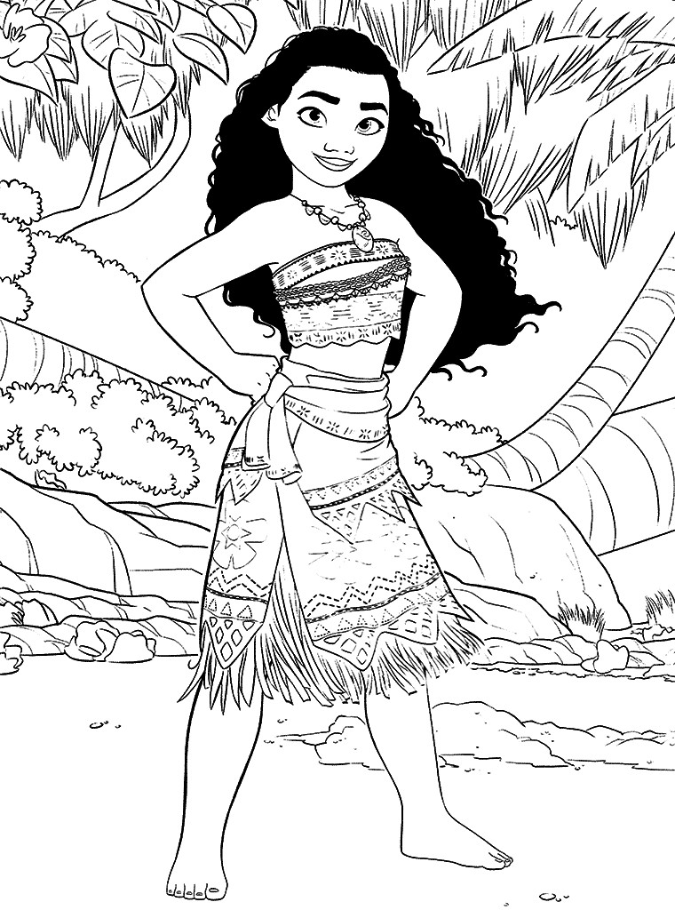 Kids Coloring Pages Moana
 Moana Coloring Pages Best Coloring Pages For Kids