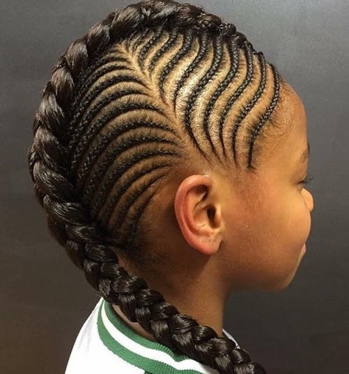 Kids Corn Braids Hairstyles
 Cornrow Braids for Kids 5 Adorable Styles – HairstyleCamp