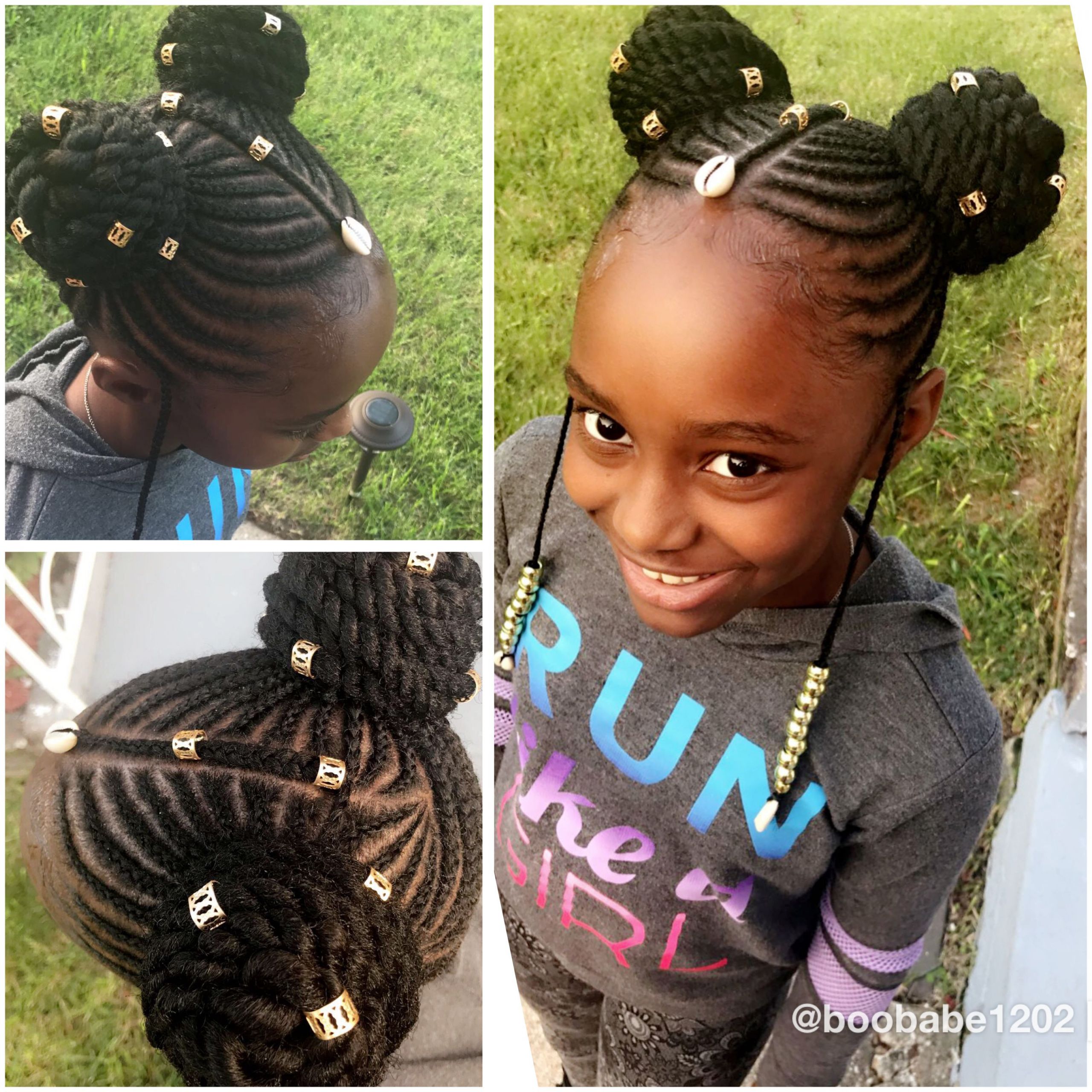 Kids Corn Braids Hairstyles
 Pin by Nelsheika Wallace on Kids braids