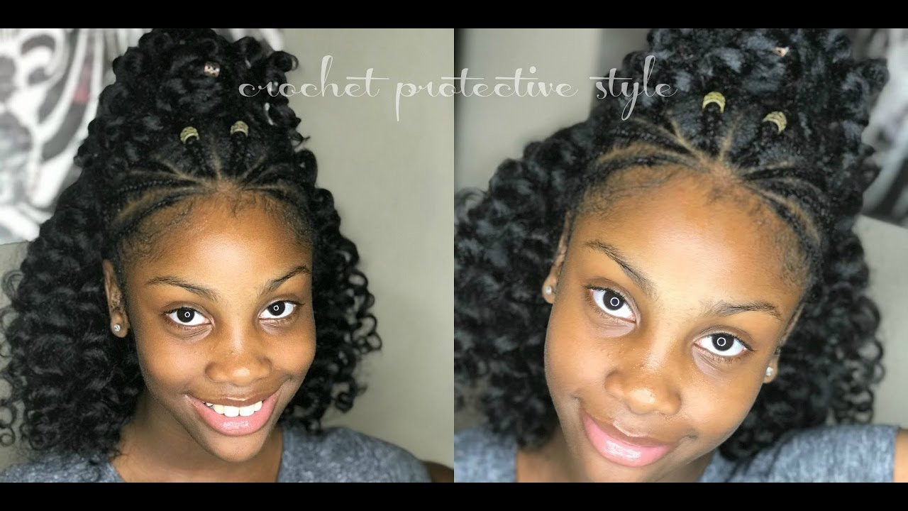 Kids Crochet Hairstyles
 How To Protective Crochet Hair Style for Kids