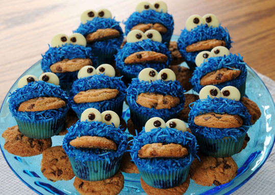 Kids Cupcake Recipes
 Cookie Monster Cupcakes Recipe