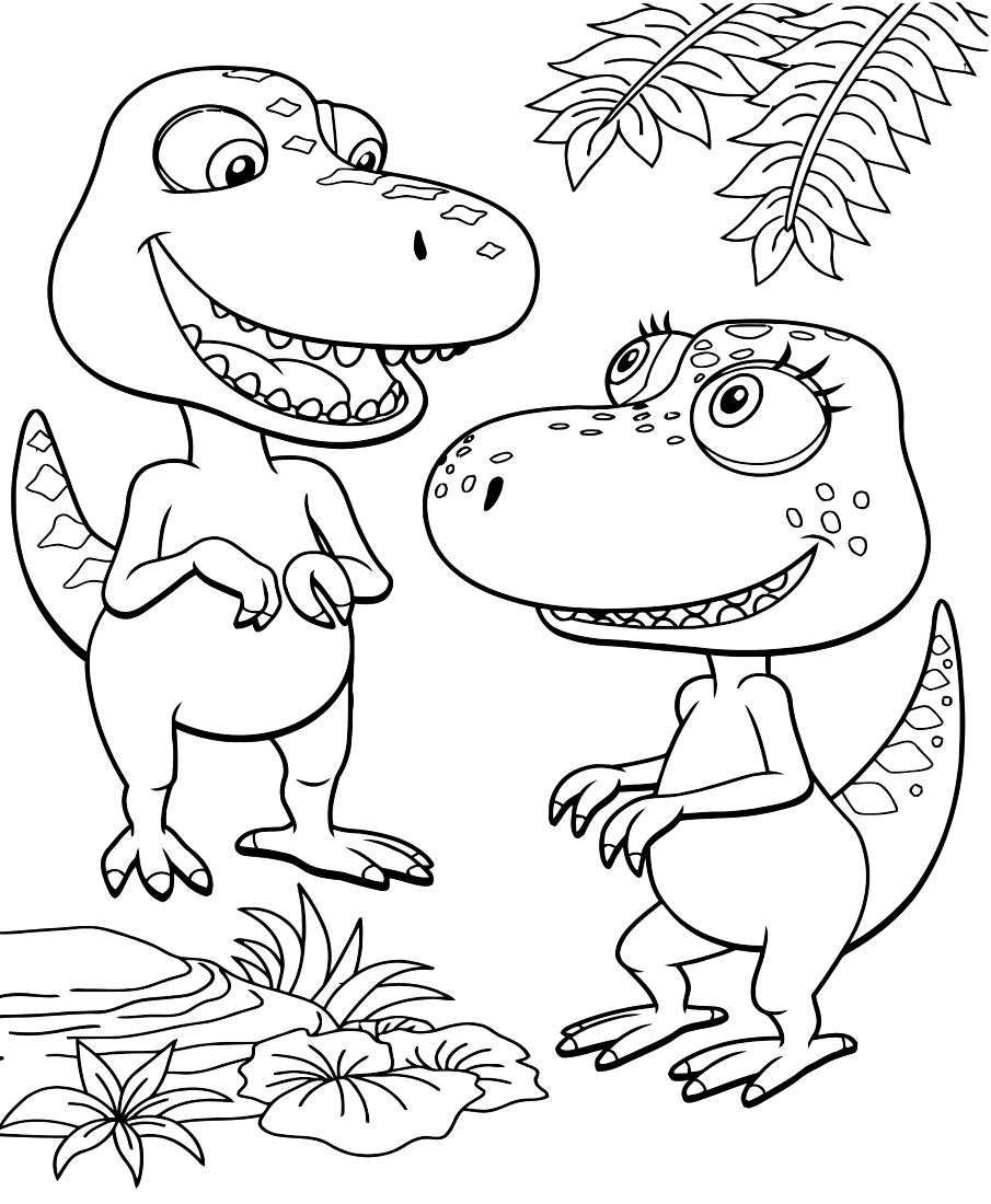Kids Dinosaur Coloring Pages
 Coloring pages from the animated TV series Dinosaur Train