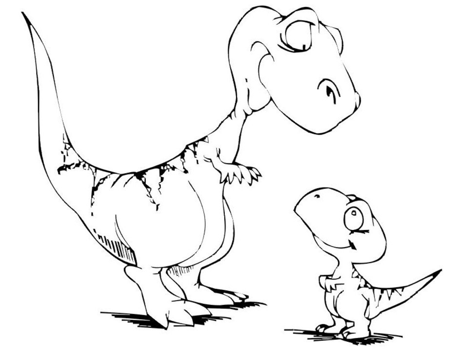 Kids Dinosaur Coloring Pages
 Dinosaur Coloring Pages Free Printable Coloring