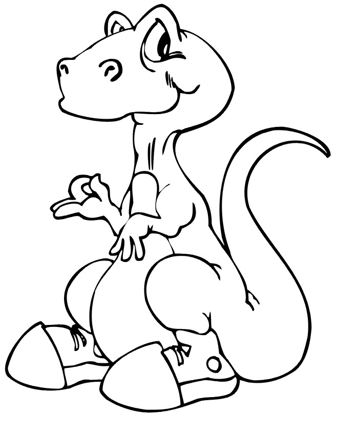 Kids Dinosaur Coloring Pages
 Drawing and Coloring Dinosaurs