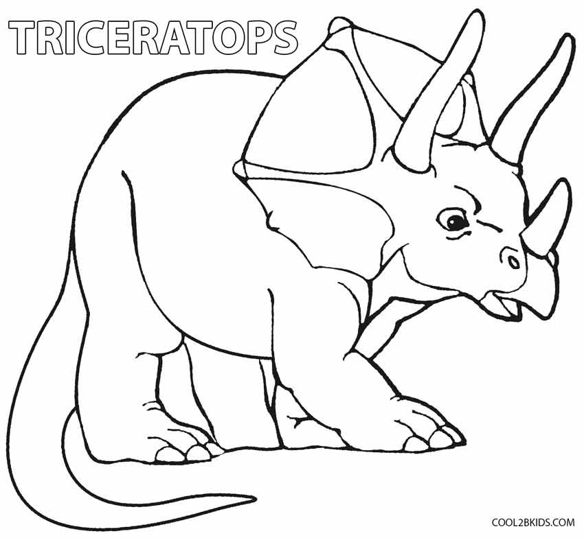 Kids Dinosaur Coloring Pages
 Printable Dinosaur Coloring Pages For Kids