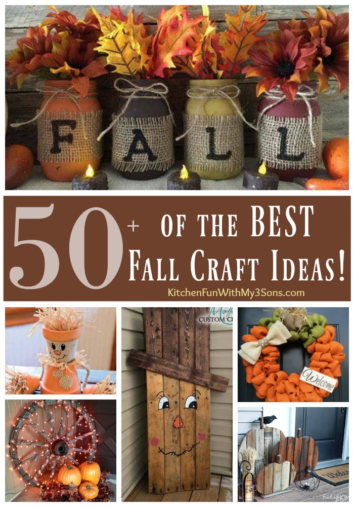 Kids Fall Crafts Ideas
 Over 50 of the BEST DIY Fall Craft Ideas Kitchen Fun