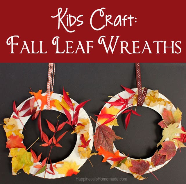 Kids Fall Crafts Ideas
 Kids Craft Fall Leaf Wreath