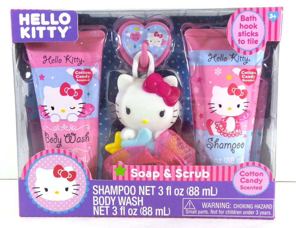 Kids Gift Sets
 Hello Kitty Soap & Scrub Bath Set Shampoo Body Wash Bath