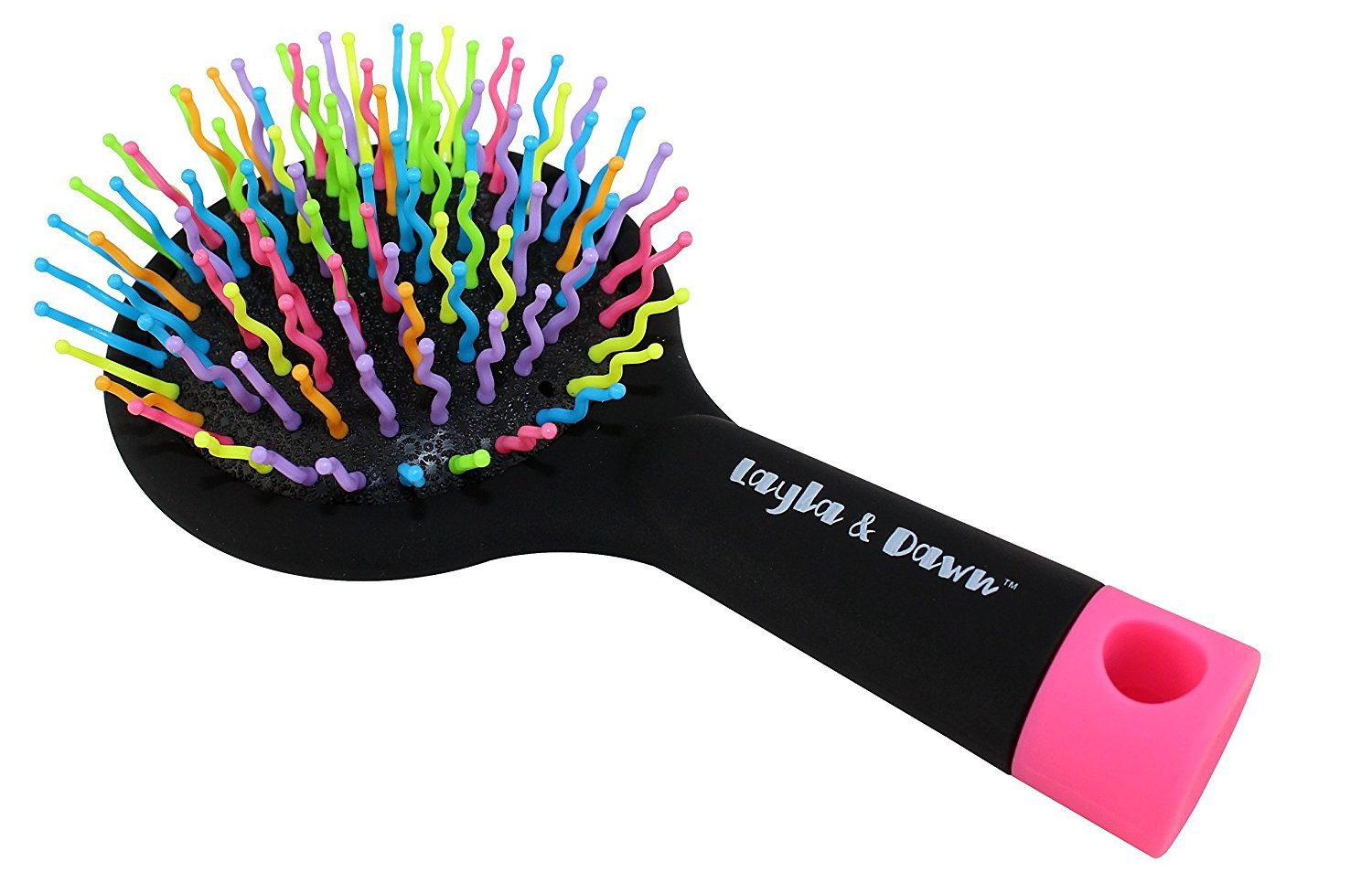 Kids Hair Brush
 Amazon Celavi Rainbow Detangler Professional Salon