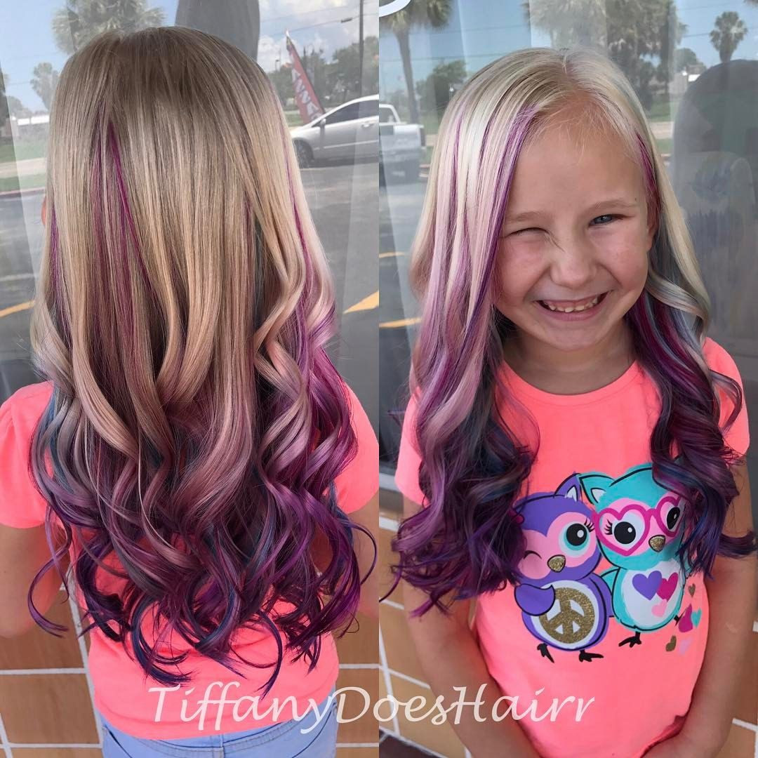 Kids Hair Highlights
 Pin by Tiffany Allen on Stylist in 2019