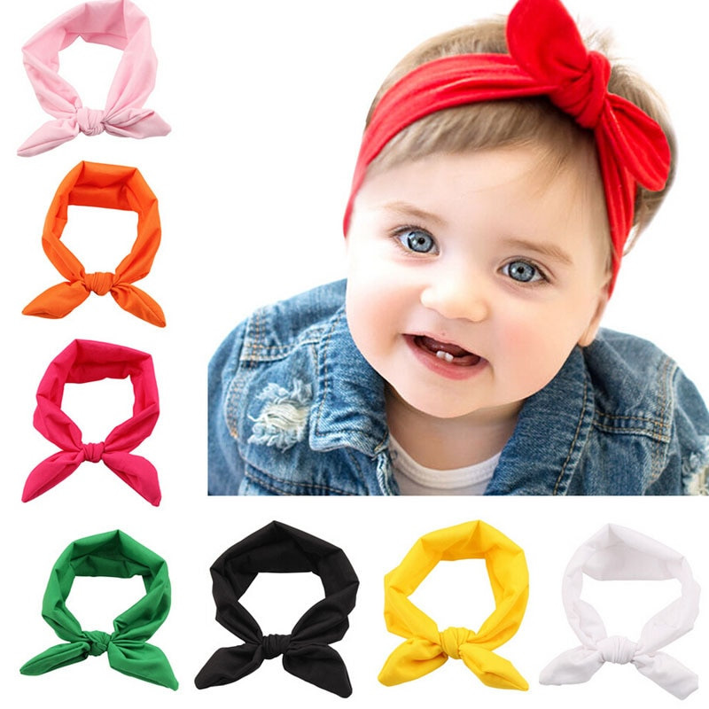 Kids Hair Wrap
 Newborn Baby Girl Headband Fashion Soft Cotton Turban Head