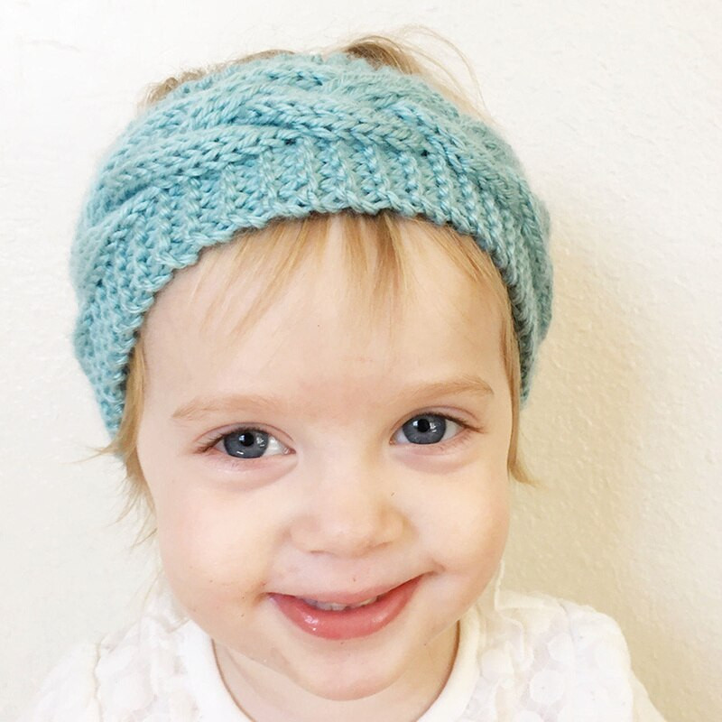 Kids Hair Wrap
 Elastic Knitting Headband Kids Baby Hair Accessories