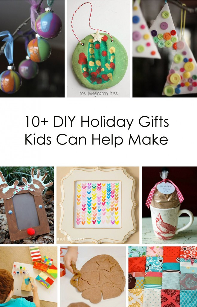 Kids Homemade Christmas Gift
 10 DIY Holiday Gifts Kids Can Help Make