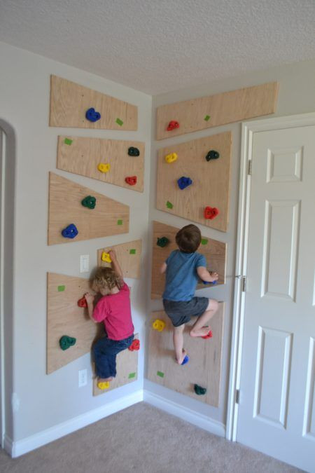 Kids Indoor Climbing Wall
 Do It Yourself Climbing Wall Playroom Ideas