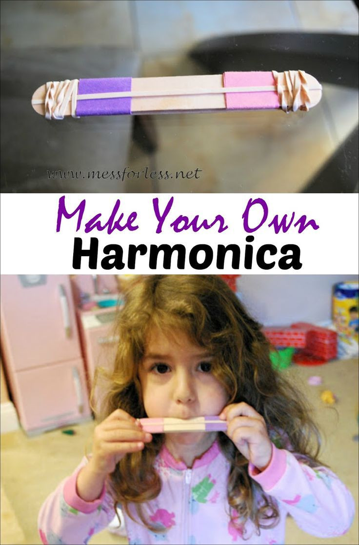 Kids Make Your Own
 Making Music – Homemade Harmonica