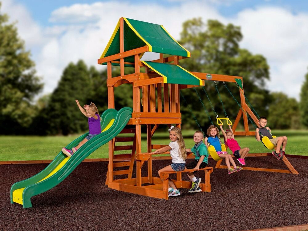 Kids Outdoor Playsets
 Swing Sets For Backyard Outdoor Playsets Children Kit Kids