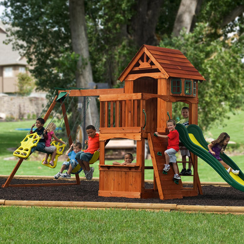 Kids Outdoor Playsets
 Wooden Swing Sets Plans