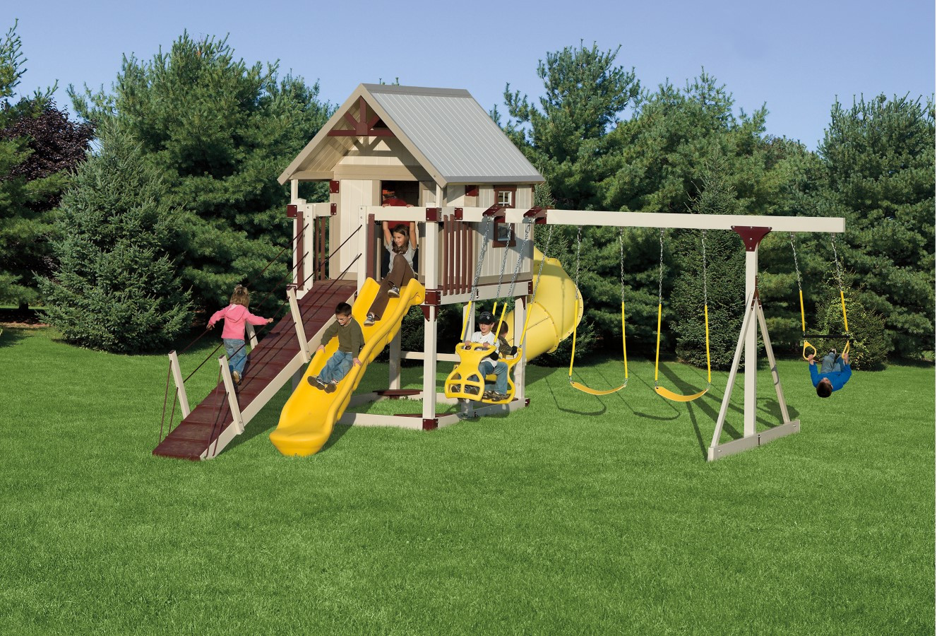 Kids Outdoor Playsets
 Kid s Outdoor Playsets & Swing Sets