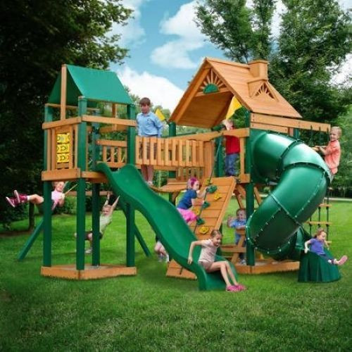 Kids Outdoor Playsets
 Outdoor Wooden Swing Set Back Yard PlayGround Playset