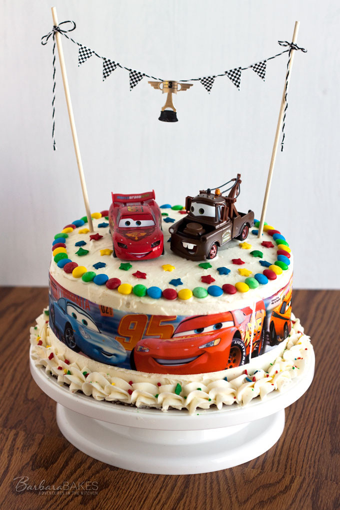 Kids Party Cakes
 Cars Birthday Cake