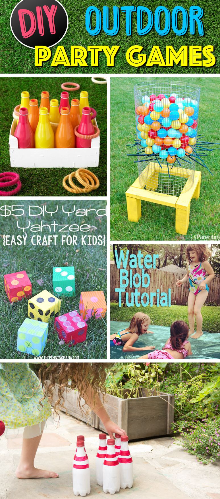 Kids Party Games Outdoor
 Pin by gwyl on DO IT AT HOME DIY →