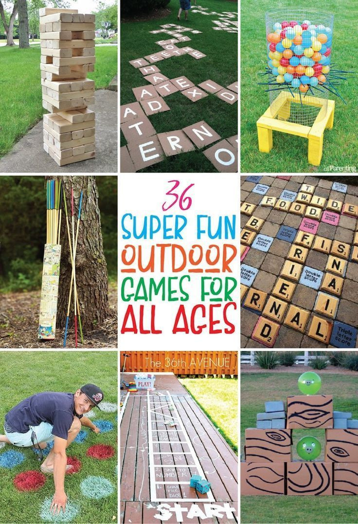 Kids Party Games Outdoor
 The best outdoor games you can DIY or Tons of great