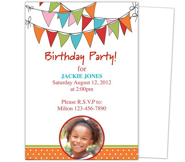 Kids Party Invitations Template
 23 best images about Kids Birthday Party Invitation