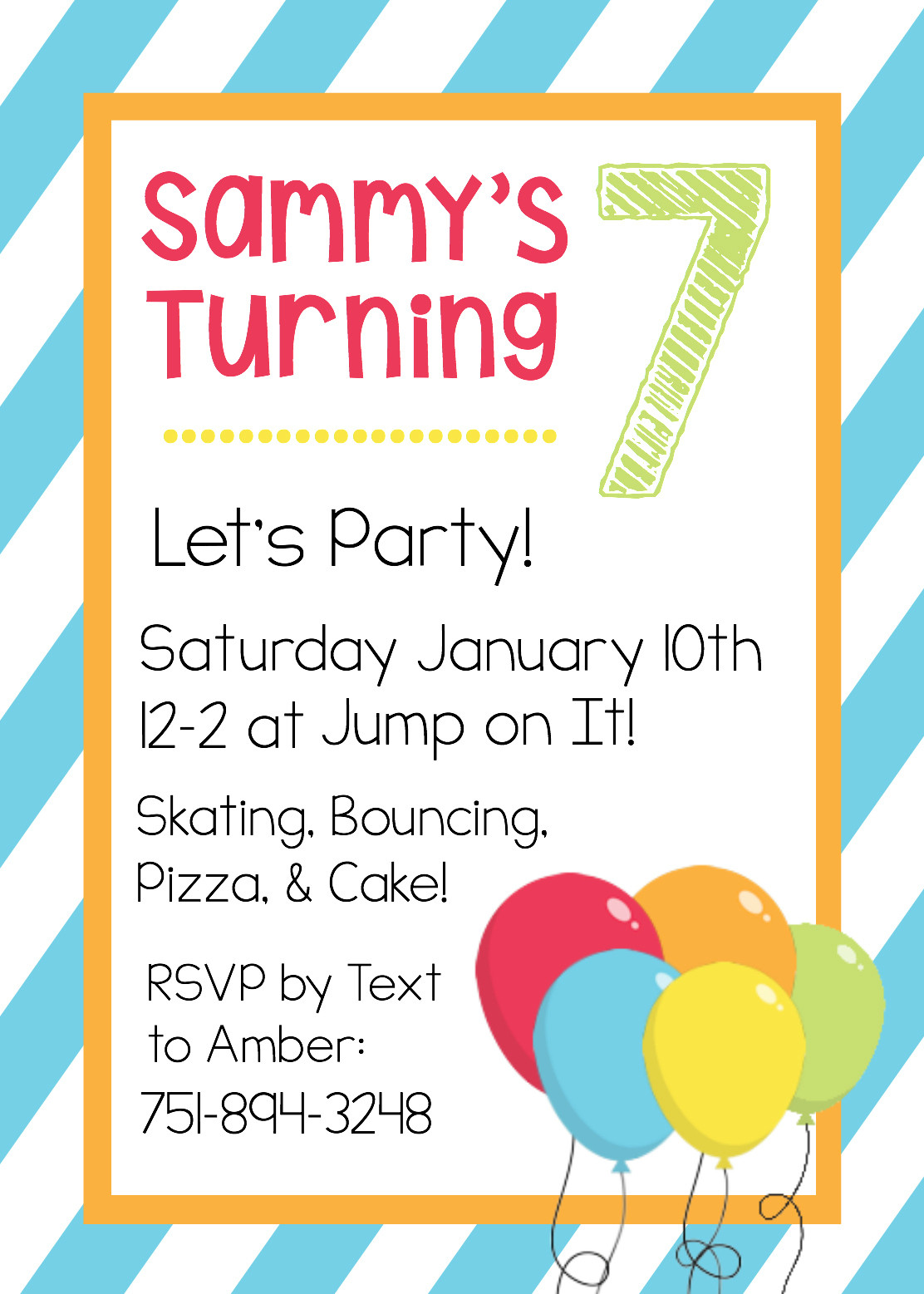 Kids Party Invitations Template
 Free Printable Birthday Invitation Templates
