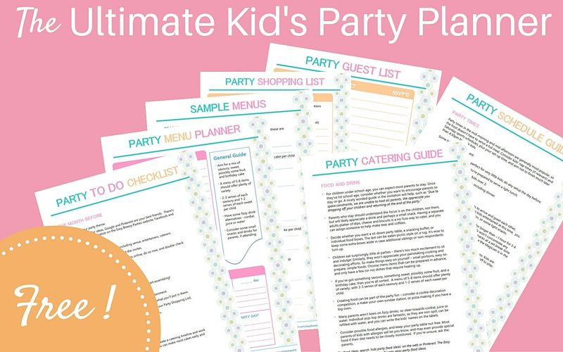 Kids Party Planner
 The Ultimate Kids Party Planner A Freebie Easy Breezy