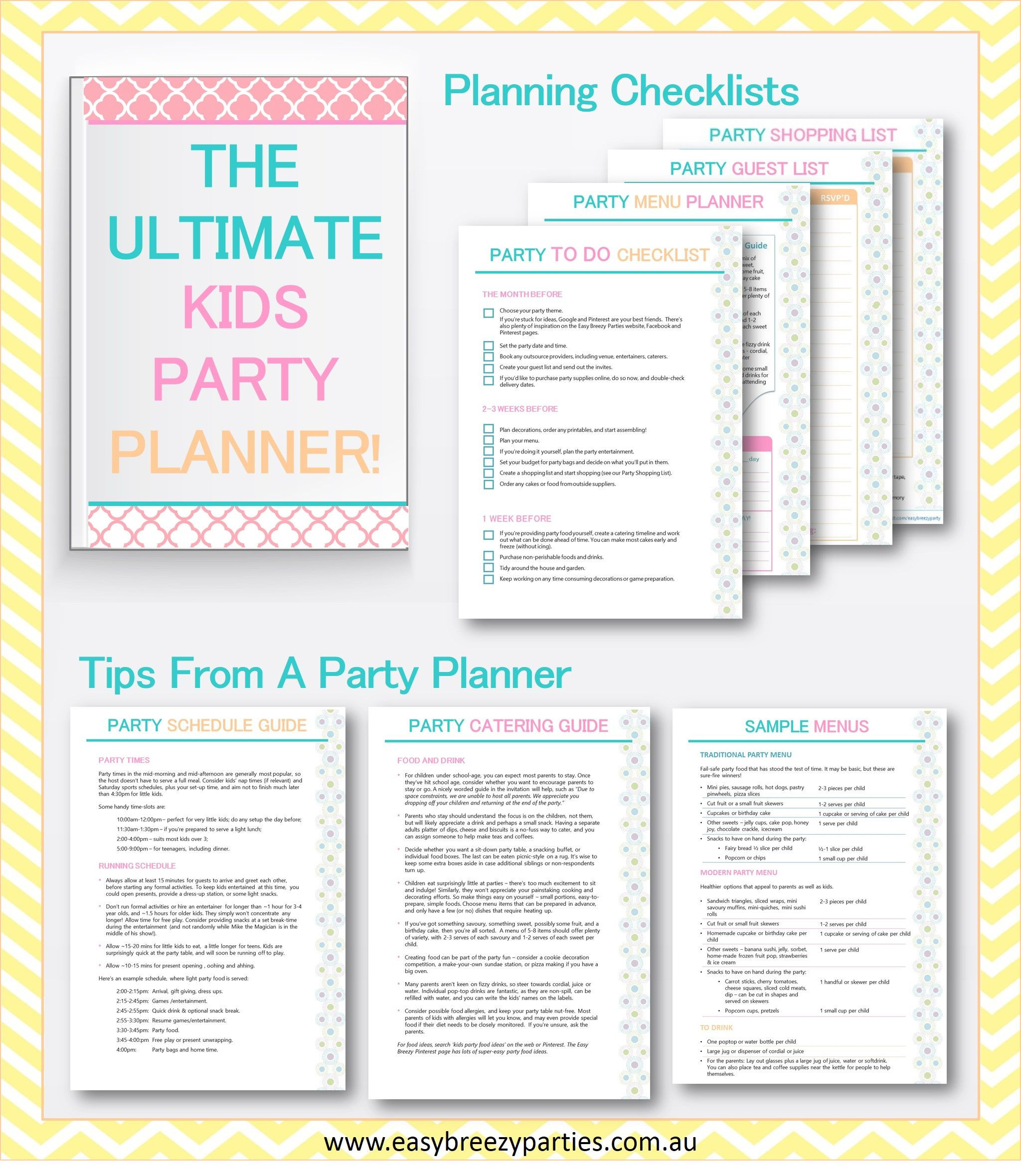 Kids Party Planner
 The Ultimate Kids Party Planner A Freebie