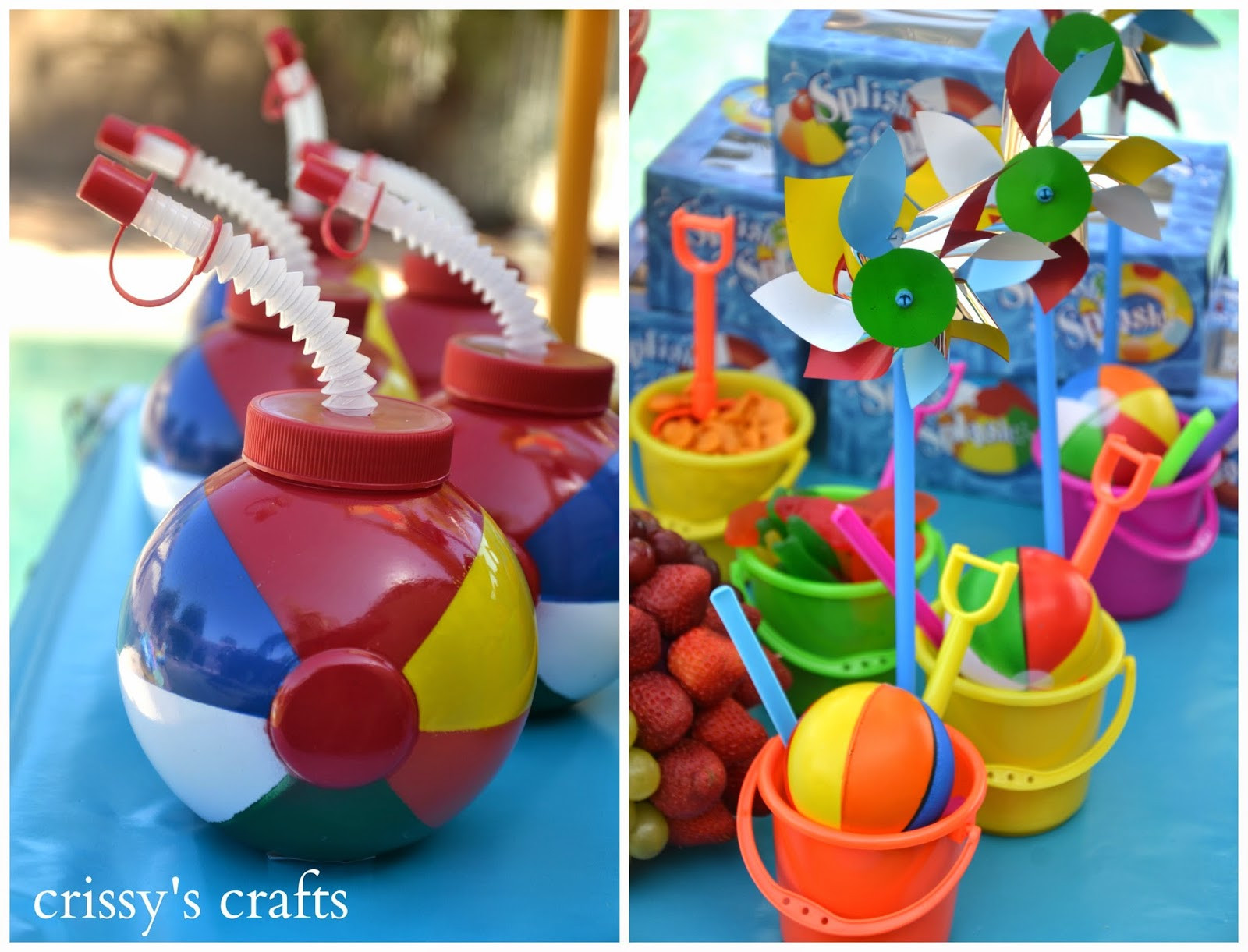 Kids Pool Party Decoration Ideas
 Crissy s Crafts Pool Party Summer 2014