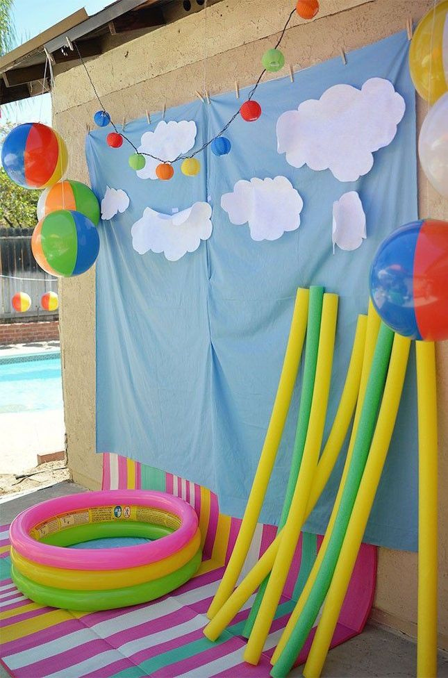 Kids Pool Party Decoration Ideas
 18 Ways to Make Your Kid’s Pool Party Epic