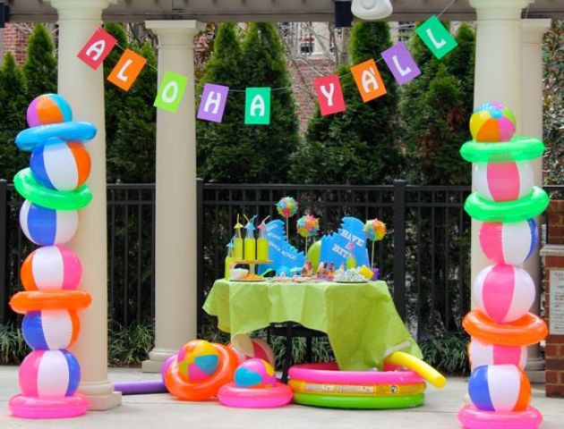 Kids Pool Party Decoration Ideas
 23 Colorful Kid’s Pool Party Decorations Shelterness