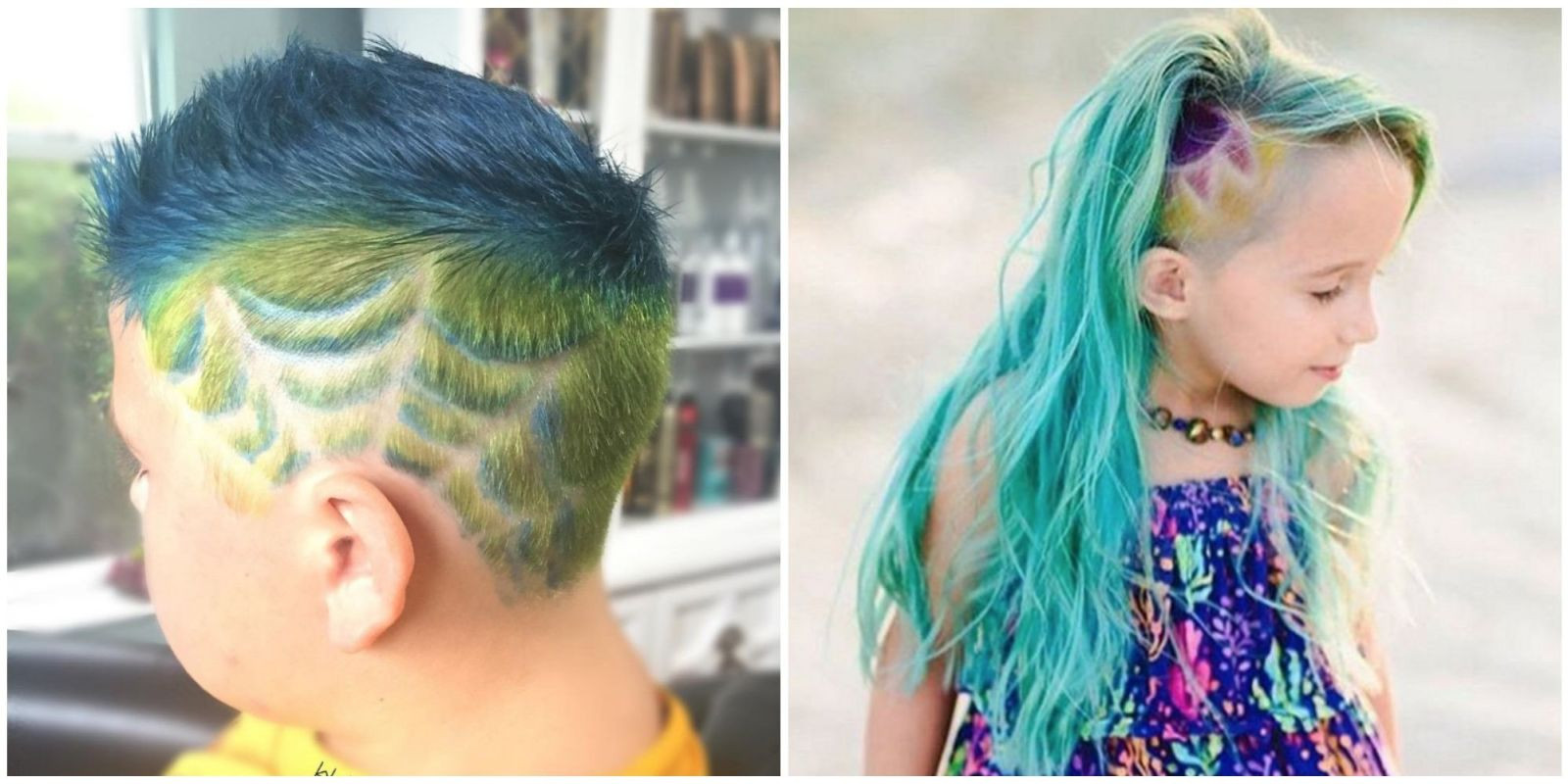 Kids Rainbow Hair
 Would You Let Your Kid Get a Crazy Haircut