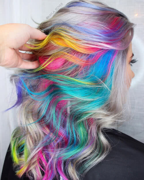 Kids Rainbow Hair
 28 Cool Rainbow Hair Color Ideas Trending for 2018