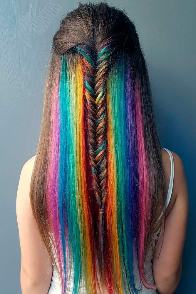 Kids Rainbow Hair
 18 Mesmerizing Hidden Rainbow Hair